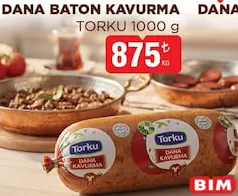 TORKU DANA BATON KAVURMA 1000 G fiyat ve kampanya bilgisi